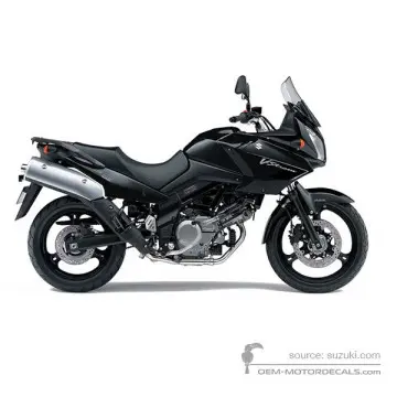 Suzuki DL650 VSTROM 2007 - Czarny - Mat Black Metallic No. 2