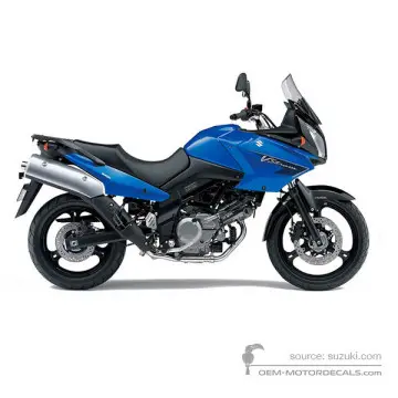 Suzuki DL650 VSTROM 2007 - Blu - Pearl Vigor Blue