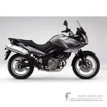 Suzuki DL650 VSTROM 2009 - Szary - Phantom Grey Metallic