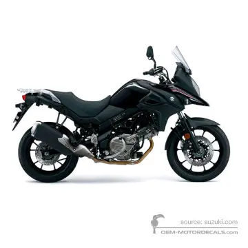Suzuki DL650 VSTROM 2018 - Czarny - Glass Sparkle Black