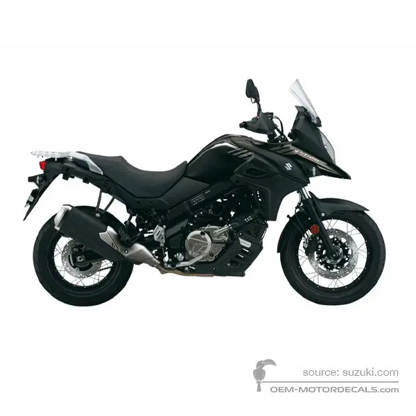 Suzuki DL650XT VSTROM 2018 - Zwart - Glass Sparkle Black
