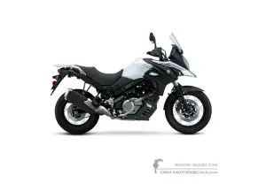 Pegatinas para Suzuki DL650XT VSTROM 2018 - Blanco • Suzuki Pegatinas OEM