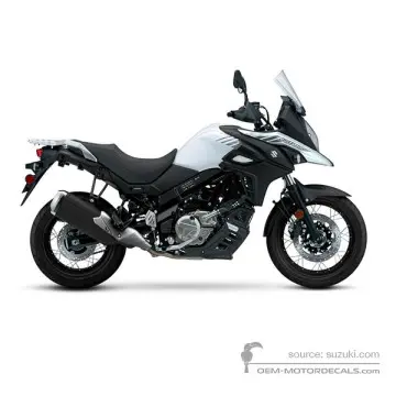 Suzuki DL650XT VSTROM 2018 - Biały - Pearl Glacier White