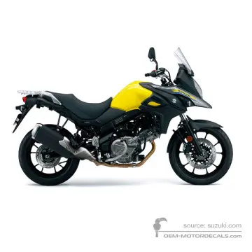 Suzuki DL650 VSTROM 2018 - Jaune - Champion Yellow No.2