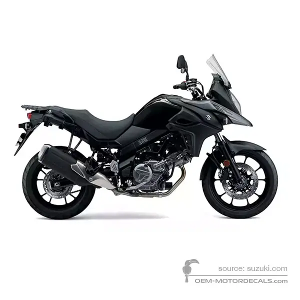 Suzuki DL650 VSTROM 2019 - Zwart - Glass Sparkle Black