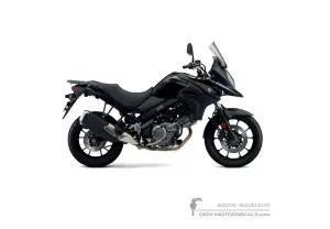 Decals for Suzuki DL650 VSTROM 2020 - Black • Suzuki OEM Decals