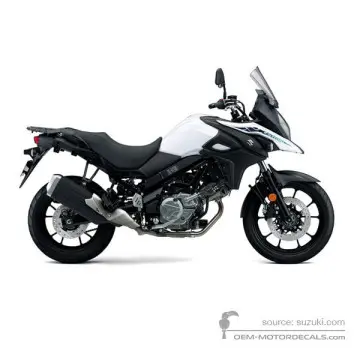 Suzuki DL650 VSTROM 2021 - Bianco - Pearl Brilliant White