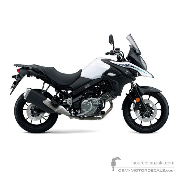 Decals for Suzuki DL650 VSTROM 2023 - White • Suzuki OEM Decals