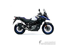 Pegatinas para Suzuki DL650XT VSTROM 2024 - Azul Blanco • Suzuki Pegatinas OEM