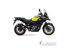 Adesivi per Suzuki DL650XT VSTROM 2019 - Giallo • Suzuki Adesivi OEM