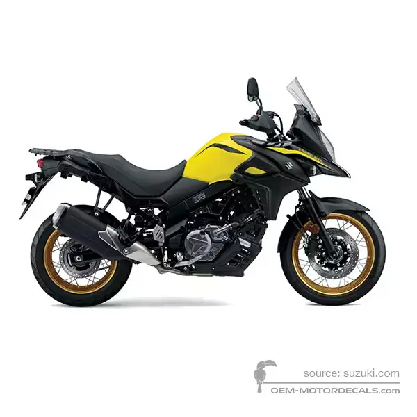 Suzuki DL650XT VSTROM 2019 - Geel - Champion Yellow