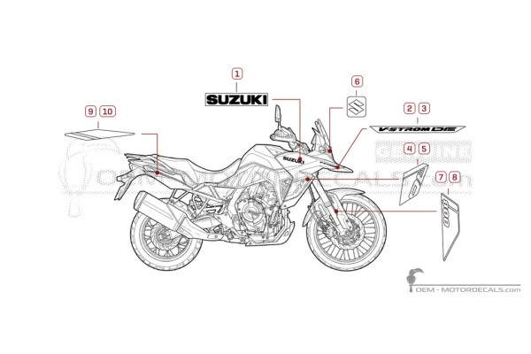 Suzuki DL800 VSTROM  DE 2026