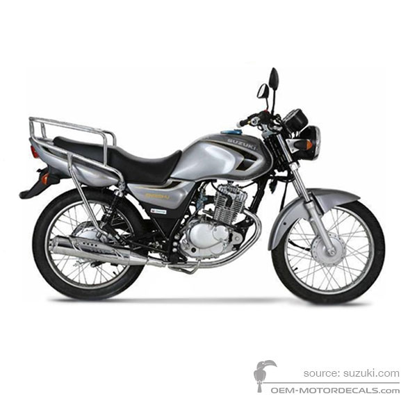 Aufkleber für Suzuki EN125 2006 - Grau • Suzuki OEM-Aufkleber