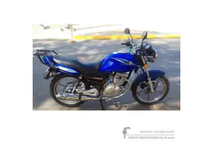 Decals for Suzuki EN125 2009 - Blue • Suzuki OEM Decals