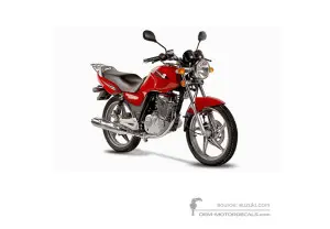 Decals for Suzuki EN125 2009 - Red • Suzuki OEM Decals