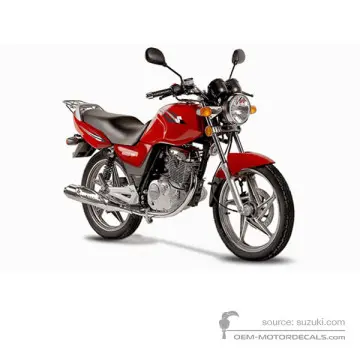 Suzuki EN125 2009 - Rosso - Pearl Shining Red No.2