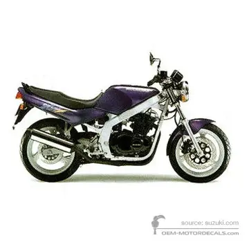 Suzuki GS500E 1994 - Purple - Light Purple Metallic