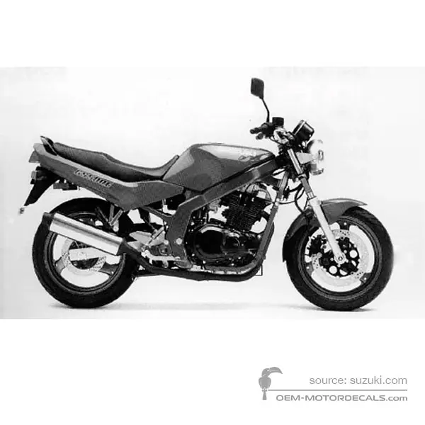 Suzuki GS500E 1996 - Zielony - Candy Teal Bluish Green