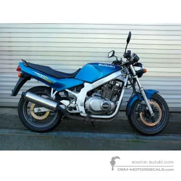 Suzuki GS500E 1997 - Zielony - Candy Marine Bluish Green