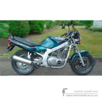 Suzuki GS500E 1998 - Zielony - Candy Forest Green