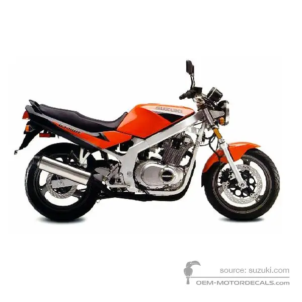 Suzuki GS500E 1998 - Pomarańczowy - Candy Koran Orange