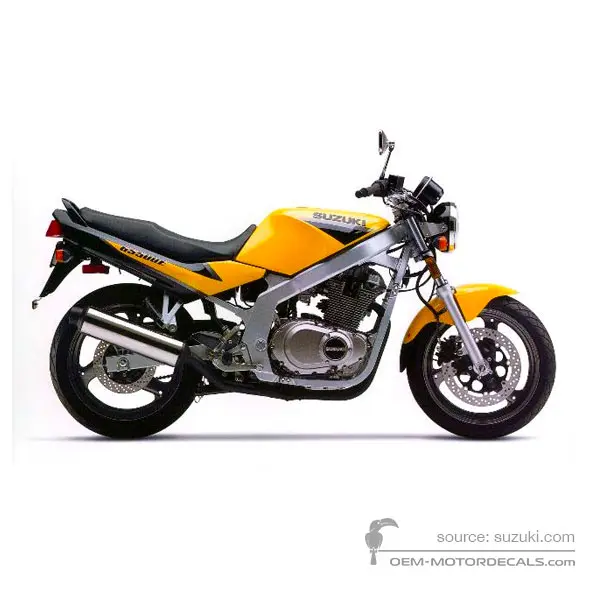 Suzuki GS500E 1999 - Żółty - Phlolina Yellow