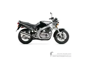 Autocollants pour Suzuki GS500E 2000 - Noir • Suzuki Autocollants OEM