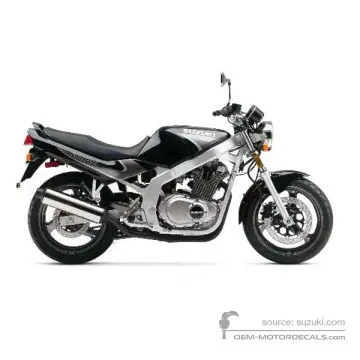 Suzuki GS500E 2000 - Noir - Pearl Novelty Black