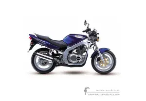 Adesivi per Suzuki GS500E 2001 - Blu • Suzuki Adesivi OEM