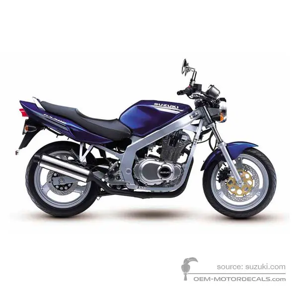 Suzuki GS500E 2001 - Niebieski - Abyss Blue Metallic