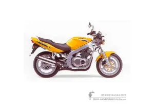 Adesivi per Suzuki GS500E 2001 - Giallo • Suzuki Adesivi OEM