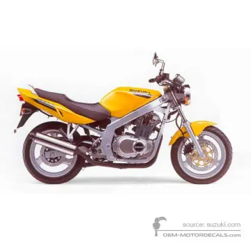 Suzuki GS500E 2001 - Jaune - Pearl Lively Yellow