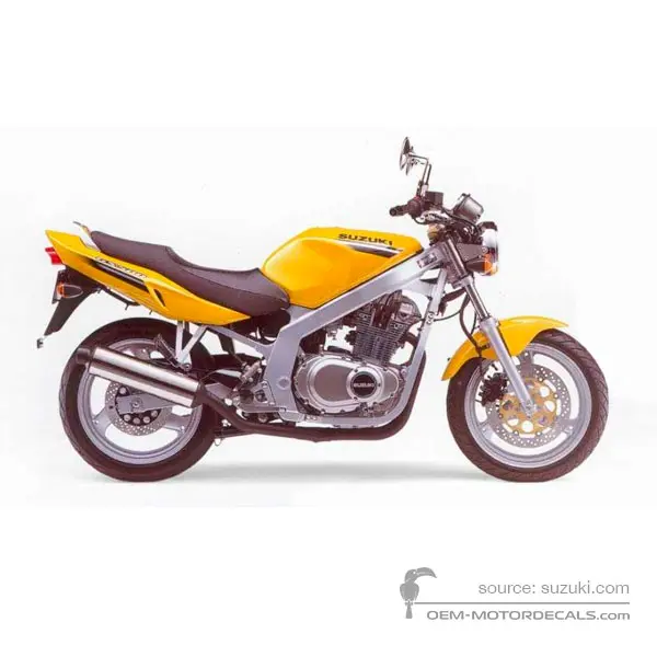 Suzuki GS500E 2001 - Żółty - Pearl Lively Yellow