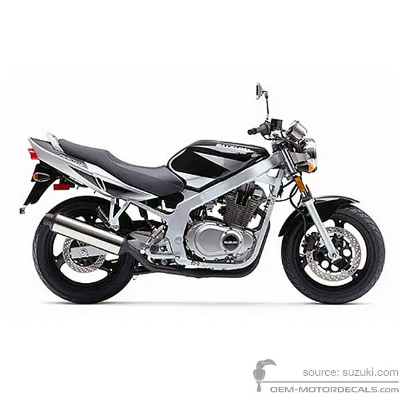 Suzuki GS500E 2002 - Czarny - Saturn Black Metallic