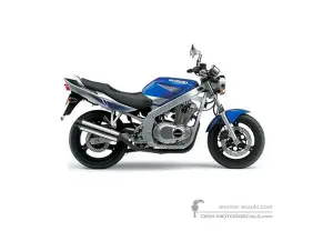 Adesivi per Suzuki GS500E 2002 - Blu • Suzuki Adesivi OEM