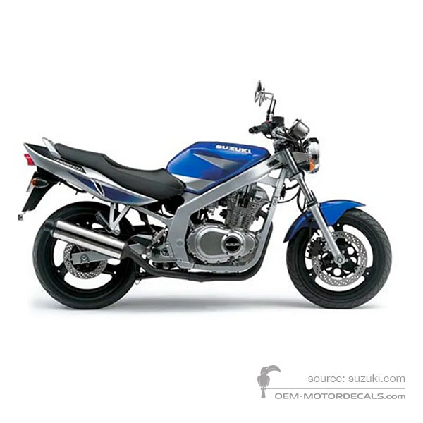 Pegatinas para Suzuki GS500E 2002 - Azul • Suzuki Pegatinas OEM