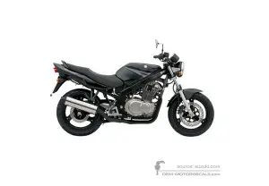 Adesivi per Suzuki GS500E 2004 - Nero • Suzuki Adesivi OEM