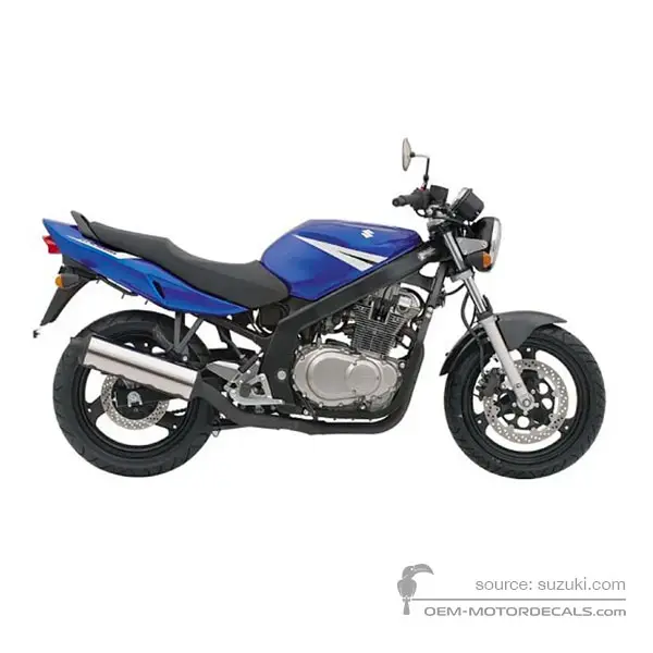 Suzuki GS500E 2004 - Niebieski - Candy Grand Blue