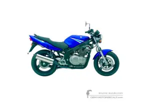 Aufkleber für Suzuki GS500E 2005 - Blau • Suzuki OEM-Aufkleber
