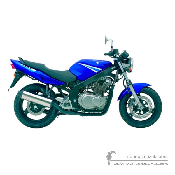Naklejki do Suzuki GS500E 2005 - Niebieski • Suzuki Naklejki OEM