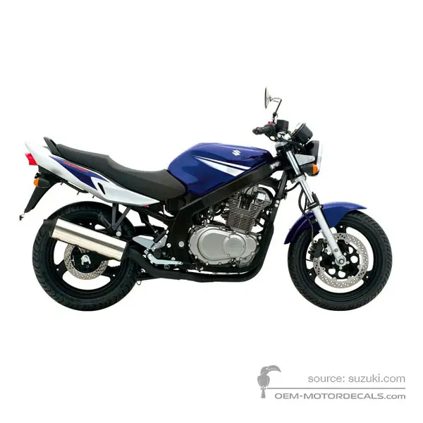Suzuki GS500E 2006 - Niebieski - Pearl Suzuki Deep Blue No.2