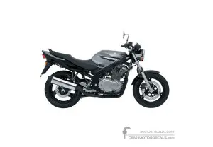 Adesivi per Suzuki GS500E 2007 - Nero • Suzuki Adesivi OEM