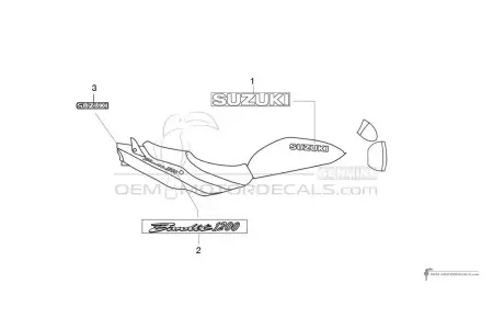 Suzuki GSF1200N BANDIT 2003 - Groen