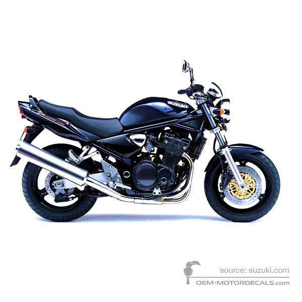 Stickers voor Suzuki GSF1200N BANDIT 2003 - Blauw • Suzuki OEM Stickers