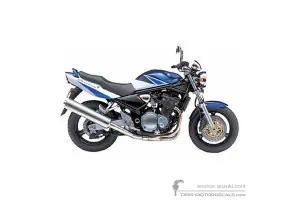 Naklejki do Suzuki GSF1200N BANDIT Limited Edition 2004 - Niebieski • Suzuki Naklejki OEM