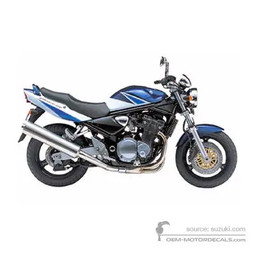 Suzuki GSF1200N BANDIT Limited Edition 2004 - Blu - Pearl Deep Blue No. 2 / Pearl Splash White