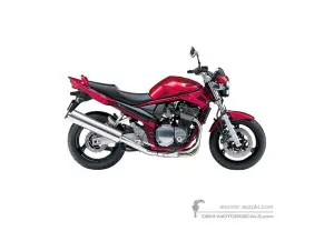 Decals for Suzuki GSF1200N BANDIT 2006 - Red • Suzuki OEM Decals