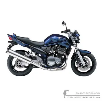 Suzuki GSF1200N BANDIT 2006 - Niebieski - Candy Indy Blue