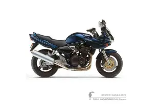 Adesivi per Suzuki GSF1200S BANDIT 2001 - Blu • Suzuki Adesivi OEM