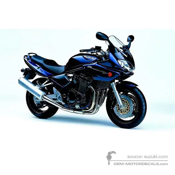 Suzuki GSF1200S BANDIT 2002 - Azul - Dark Space Blue Metallic Y7H (YWX)